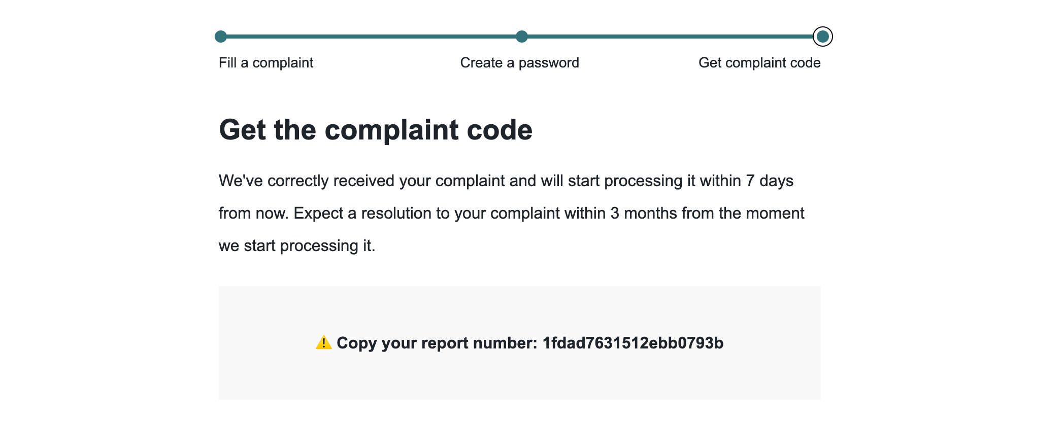 About the Complaint channel